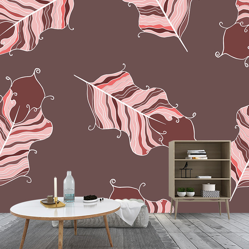 Environment Friendly Wall Mural Wallpaper Feather Sitting Room Wall Mural