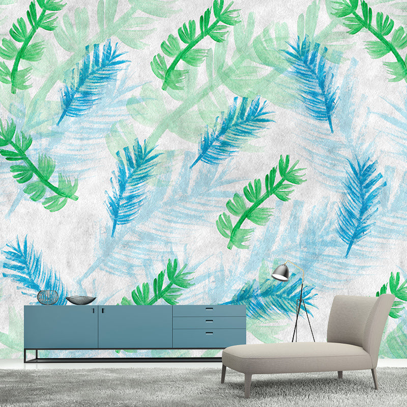 Environmental Illustration Mural Wallpaper Feather Indoor Wall Mural
