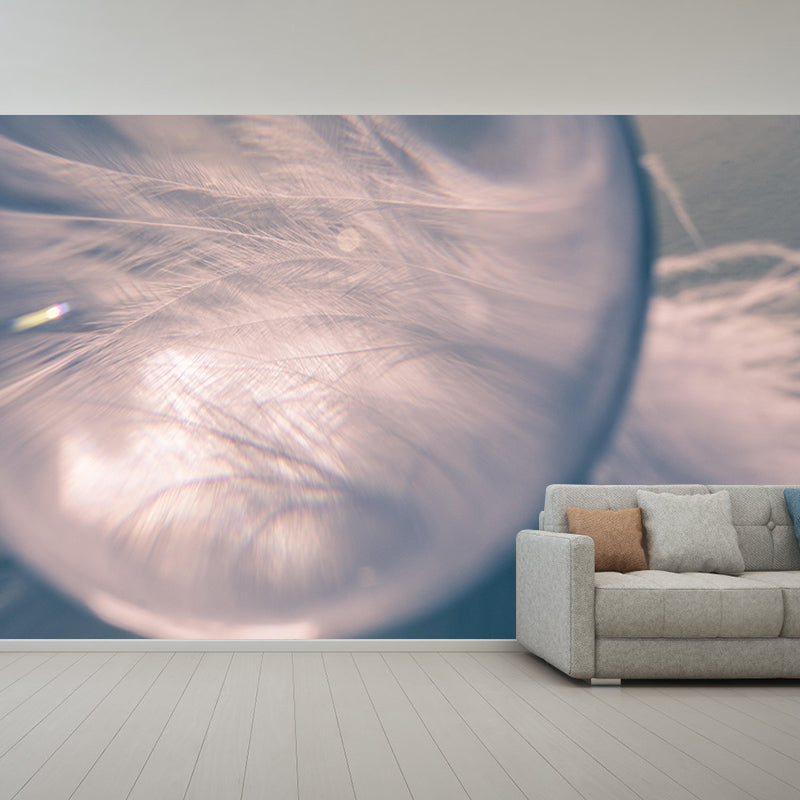 Photography Environment Friendly Mural Wallpaper Feather Bedroom Wall Mural