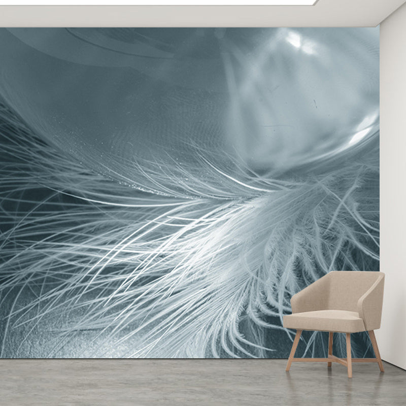 Photography Environment Friendly Mural Wallpaper Feather Bedroom Wall Mural