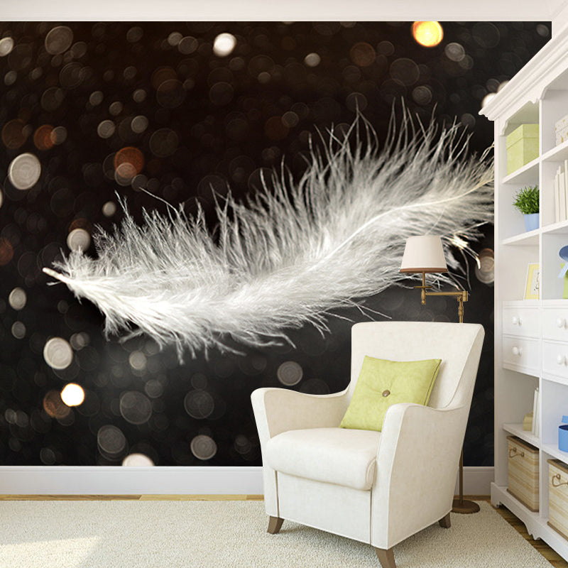 Beautiful Photography Mural Wallpaper Feather Indoor Wall Mural