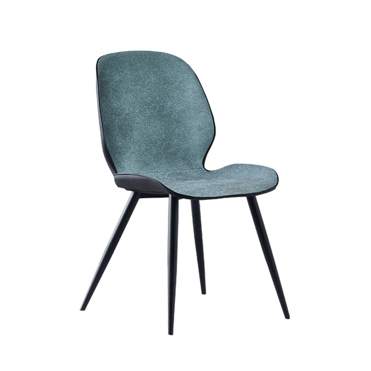 Zeitgenössischer Parsons Side Chair Mattes Finish Armless Chair für Brasserie