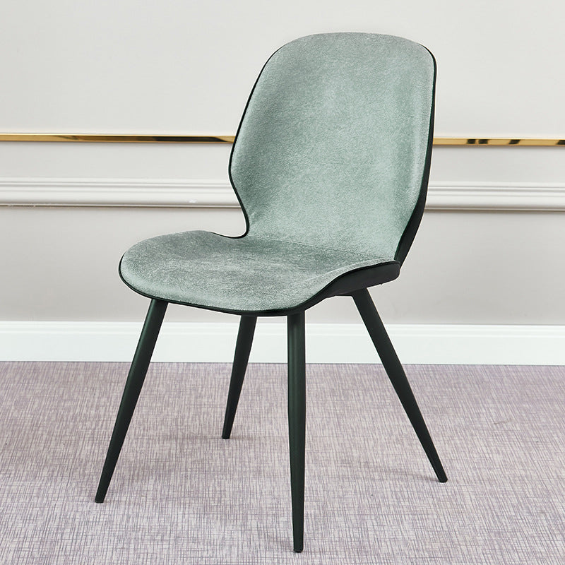Zeitgenössischer Parsons Side Chair Mattes Finish Armless Chair für Brasserie