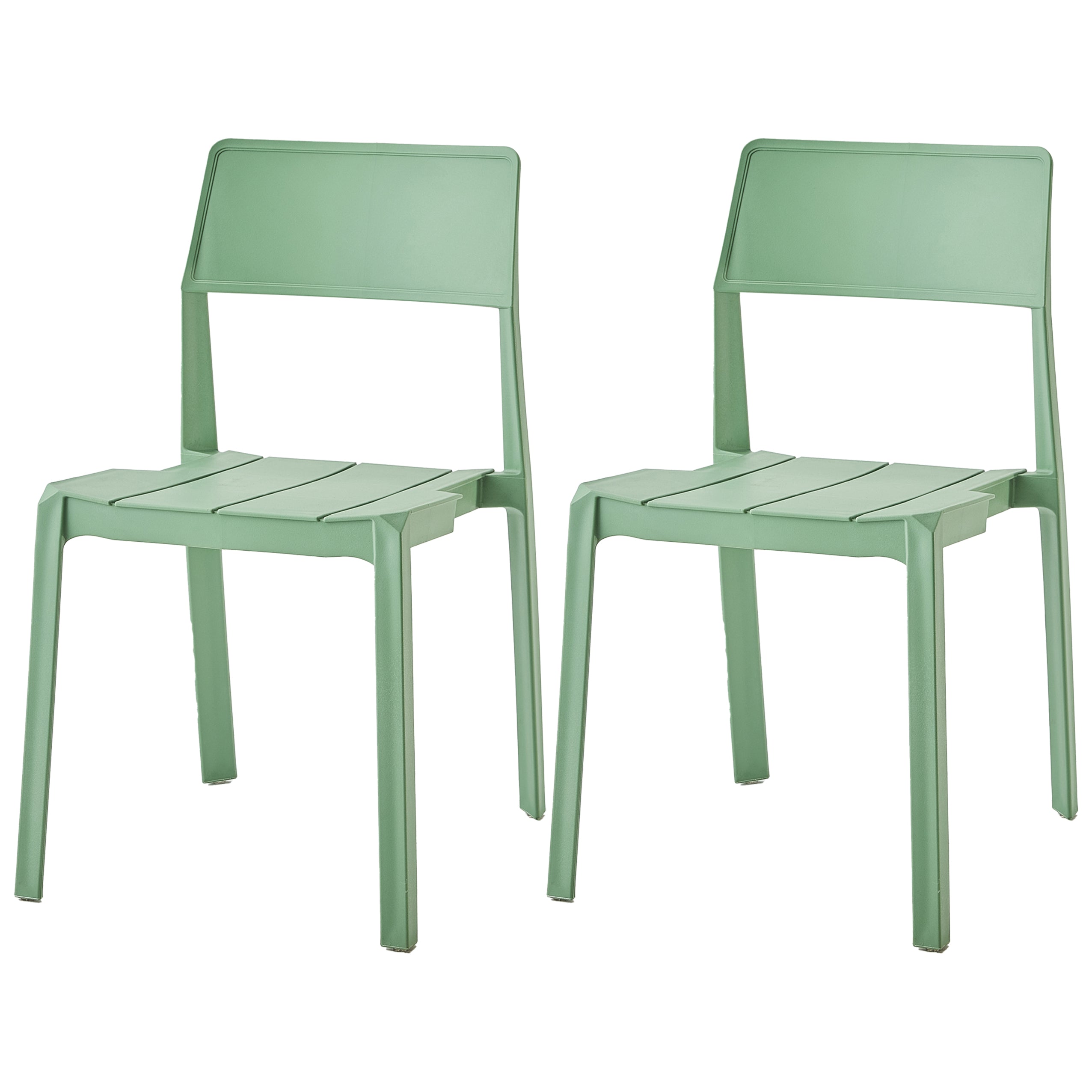 Scandinavische open achterkant Matte afwerking Plastic eetkamerstoel voor thuis