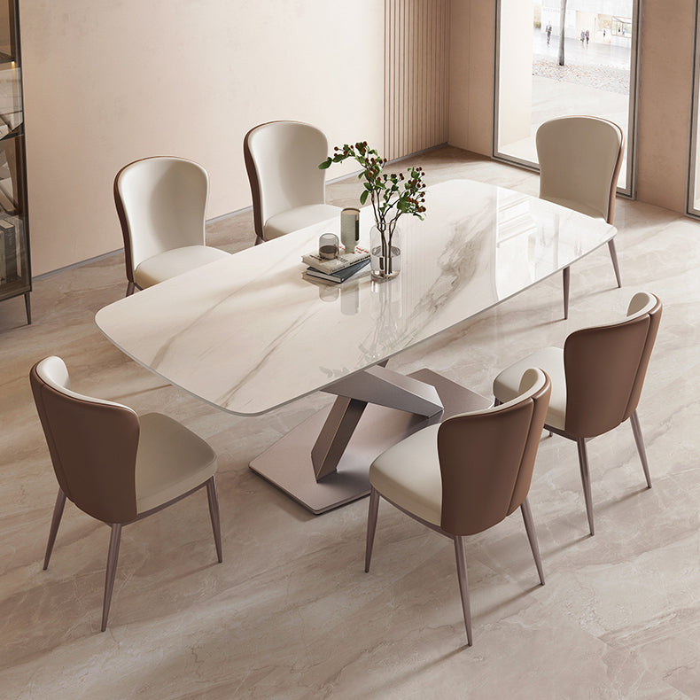 Modern 1/2/4/5/7 Pieces Dining Set Stone Dining Furniture Set /Separate Items