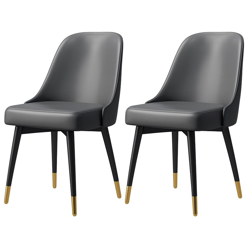 Nordic 1/2/3/5/7 Pieces Dining Set with Sintered Stone Table and Leather Chairs Dining Set