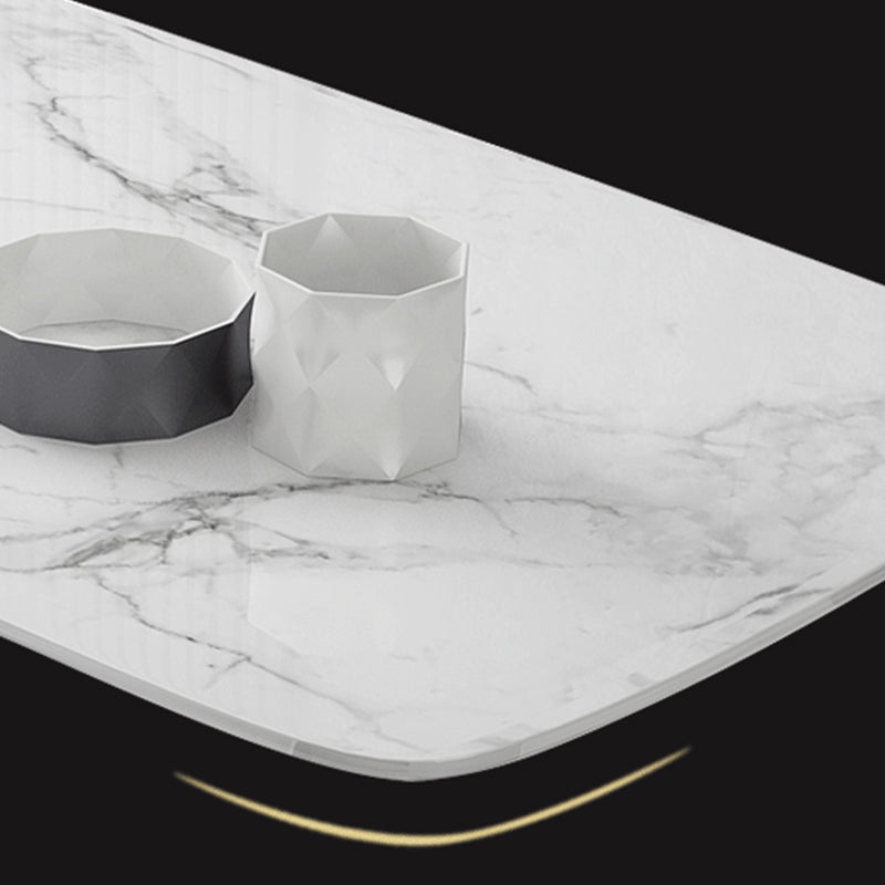 Glam 1/5/7 Pieces Dining Set Sintered Stone Dining Table for Home Use