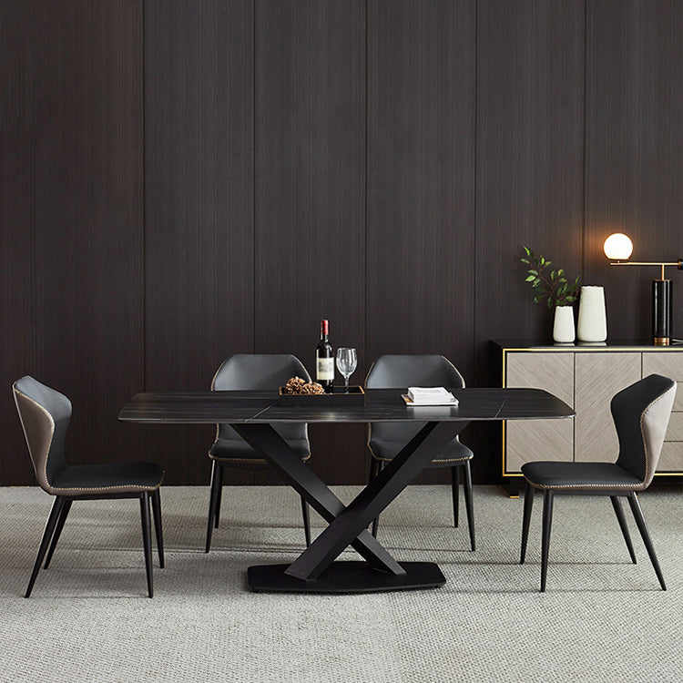 Modern 1/2/5/7 Pieces Dining Set Sintered Stone Dining Table Set