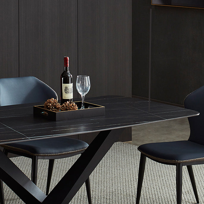 Modern 1/2/5/7 Pieces Dining Set Sintered Stone Dining Table Set