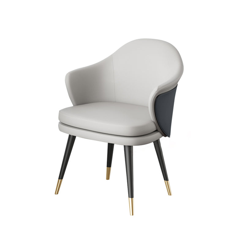 Pièces modernes 1/2/3/4/5 Pièces Ensemble de restauration Round Round White Dining Table Set à domicile