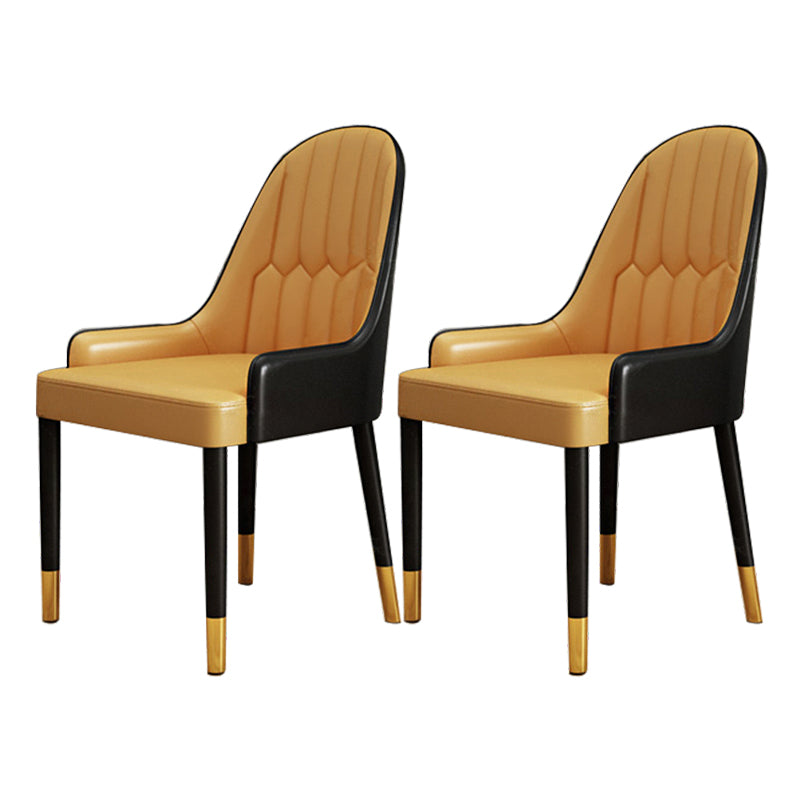 1/2/4/5 Pcs Metal Glam Style Dining Set with Round Table Dinette Set