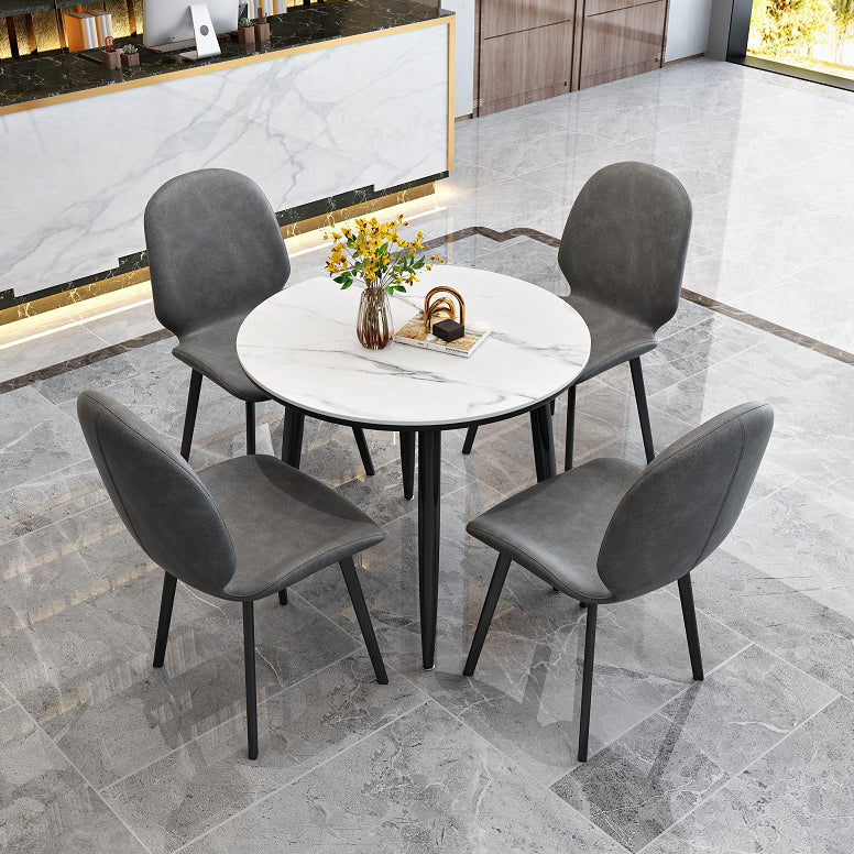 Mesa de comedor de piedra Mesa de comedor de estilo industrial para comedor