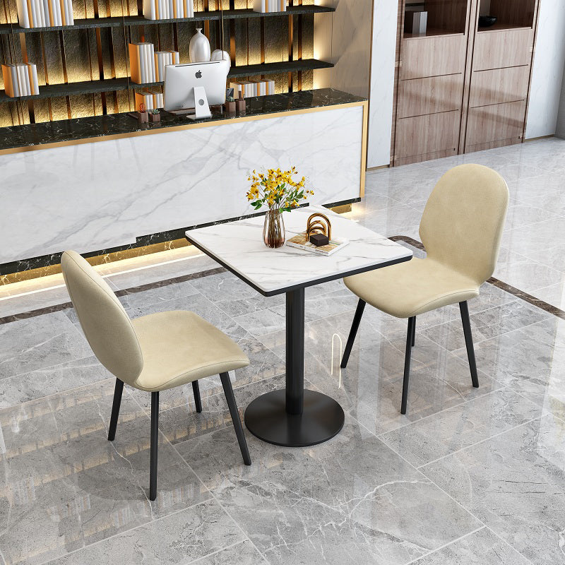 Mesa de comedor de piedra Mesa de comedor de estilo industrial para comedor