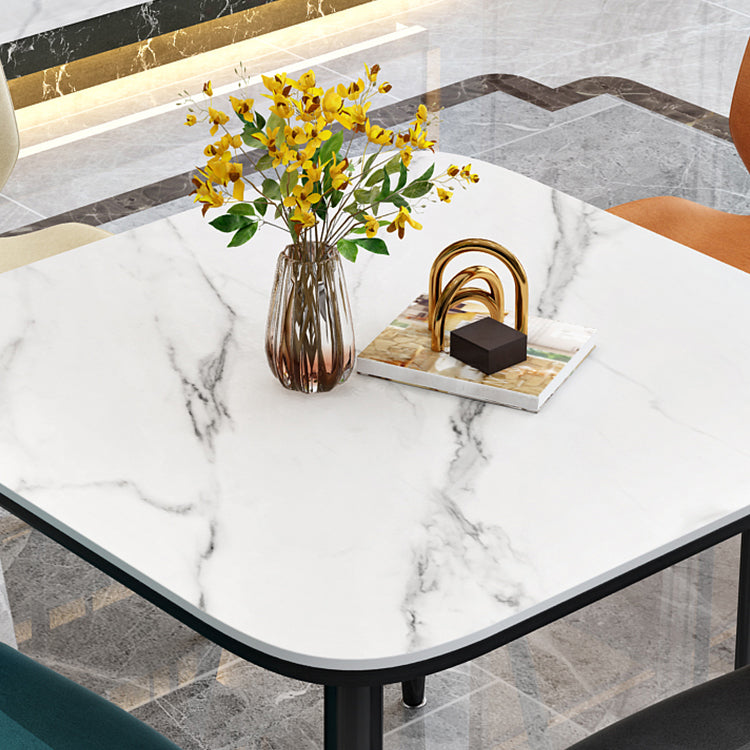 Mesa de comedor de piedra Mesa de comedor de estilo industrial para comedor