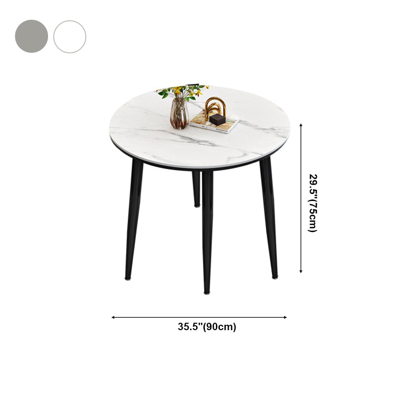 Mesa de comedor de piedra Mesa de comedor de estilo industrial para comedor