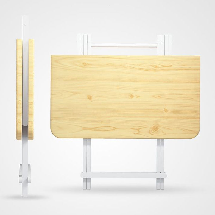 Industrieel uitbreidbare MDF -eettafel vierkante standaard eettafel voor keuken