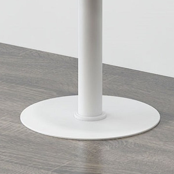 Modern Style Bar-stool Iron Leg Round Wooden Seat for Restaurant Bar 1 Piece