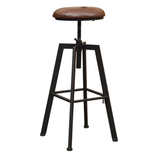 Cabresco de barra de estilo glamoroso con altura ajustable girando el asiento redondo del asiento en oro