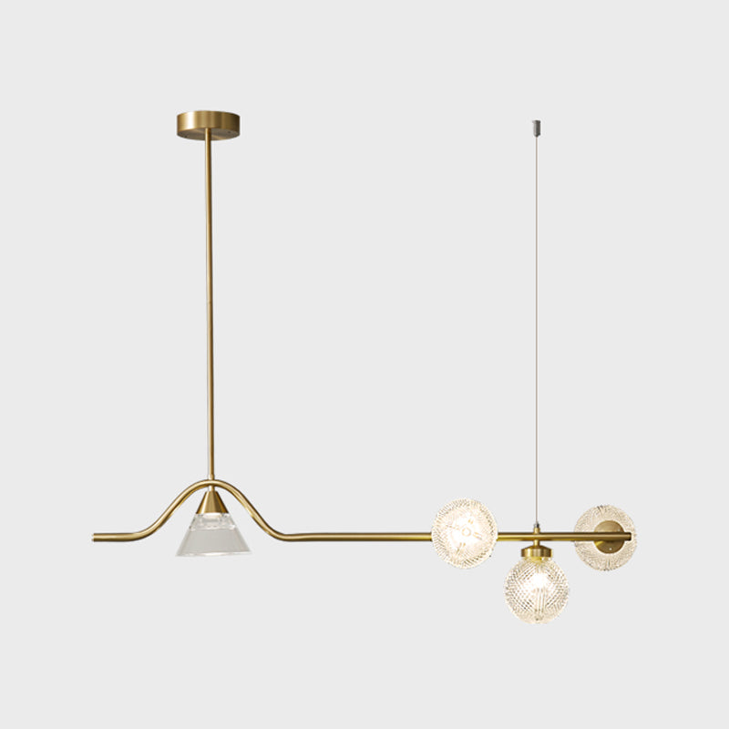 Contemporáneos de lámparas de la isla Sphere Sphere Island Lights para cocina