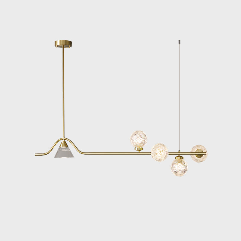 Contemporáneos de lámparas de la isla Sphere Sphere Island Lights para cocina