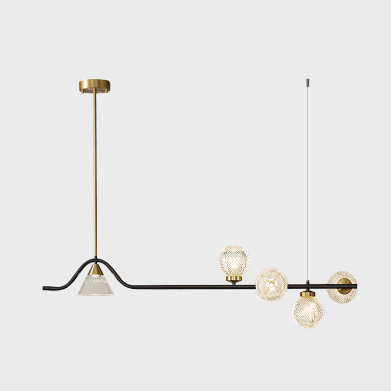 Contemporáneos de lámparas de la isla Sphere Sphere Island Lights para cocina