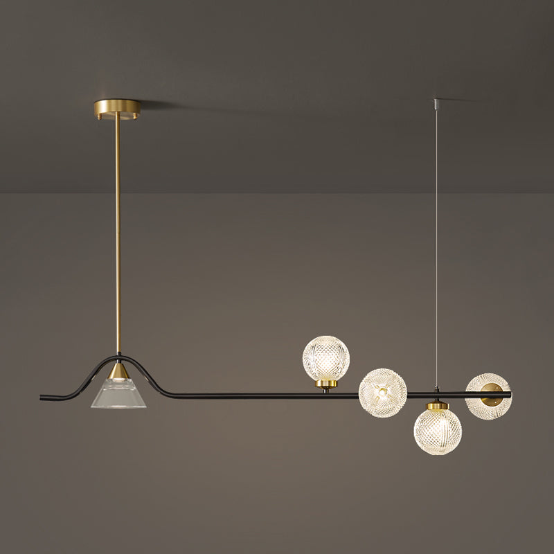 Contemporáneos de lámparas de la isla Sphere Sphere Island Lights para cocina