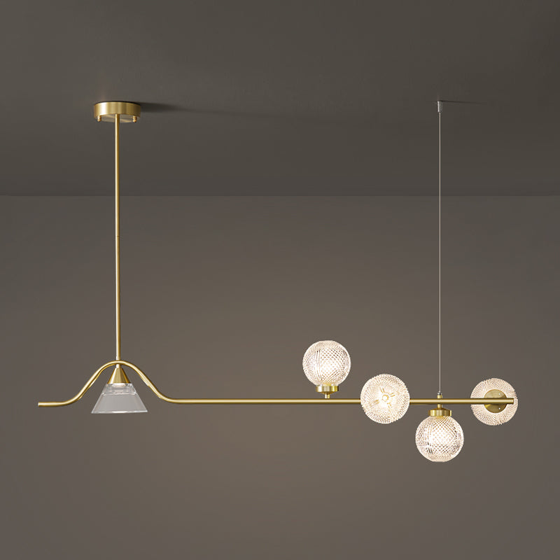 Contemporáneos de lámparas de la isla Sphere Sphere Island Lights para cocina