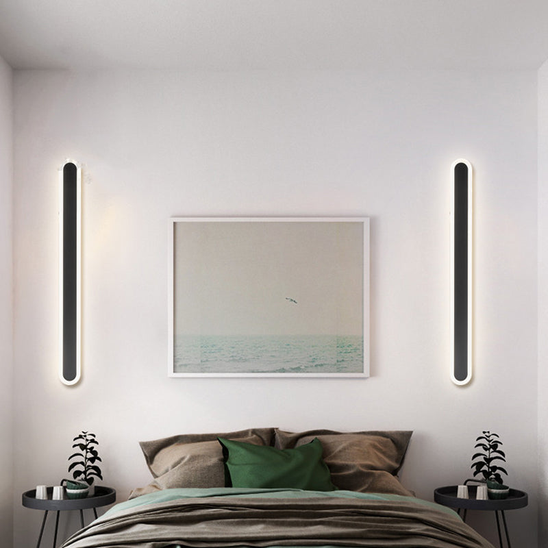 Lineare Form Metallwandbeleuchtung moderne 1-Licht-Wandleuchten