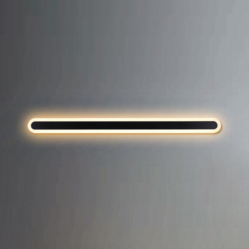 Lineare Form Metallwandbeleuchtung moderne 1-Licht-Wandleuchten