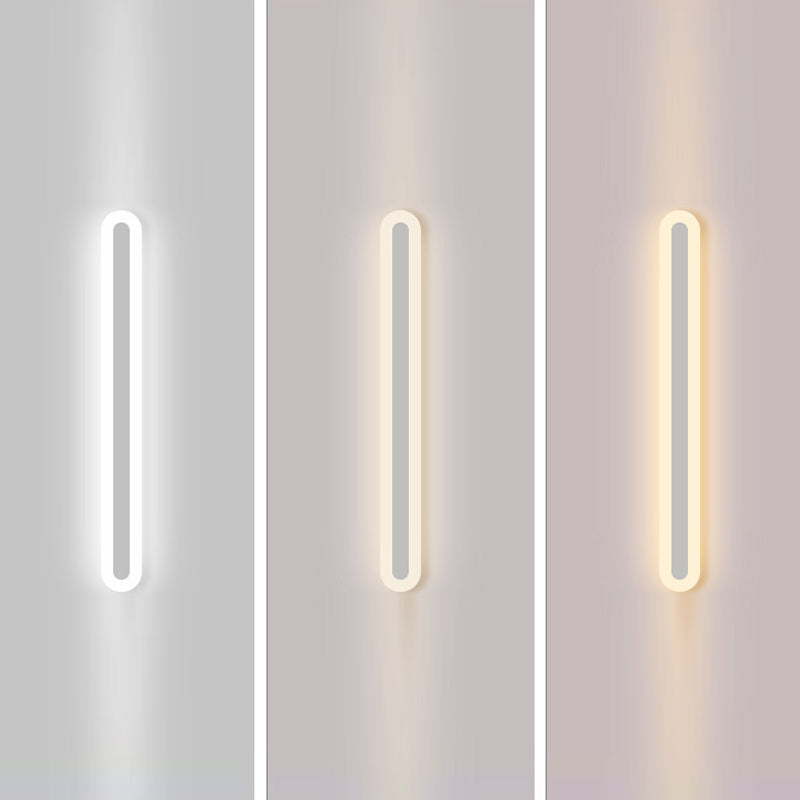 Lineare Form Metallwandbeleuchtung moderne 1-Licht-Wandleuchten