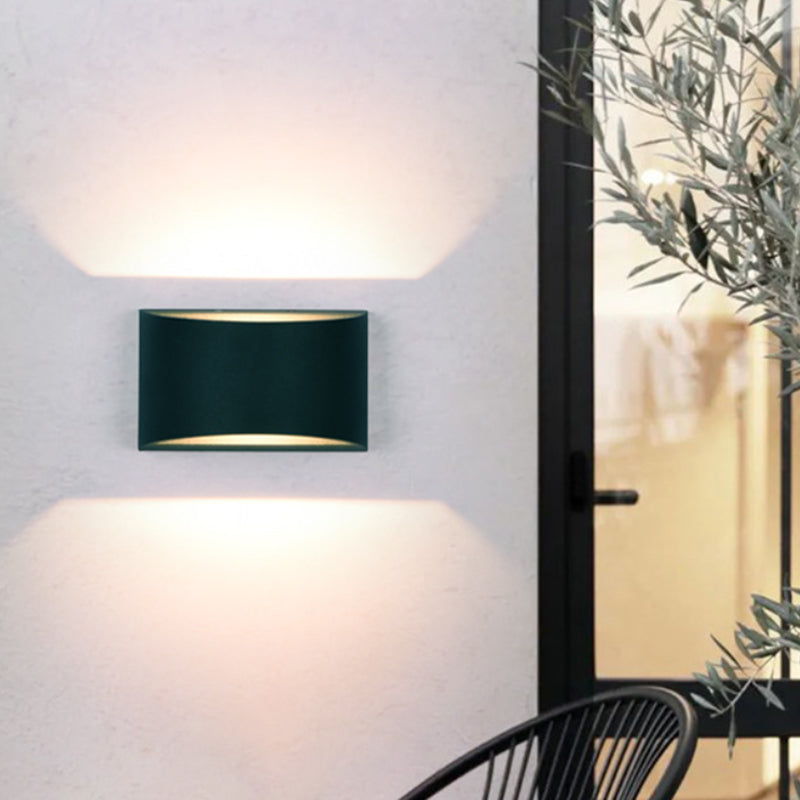 Geometrische Form Metallwandbeleuchtung moderne Stil 2 Lichter Wandleuchten