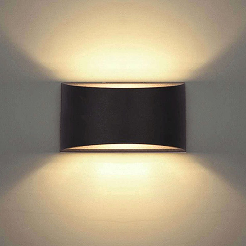 Geometrische Form Metallwandbeleuchtung moderne Stil 2 Lichter Wandleuchten