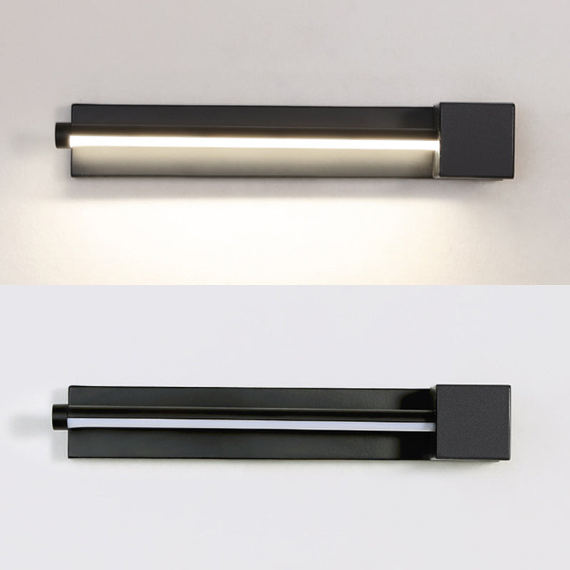 Forme linéaire 1 éclairage mural lumineux moderne luminaires muraux métalliques