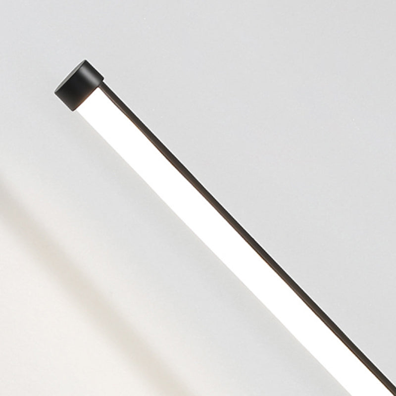 Forme linéaire 1 éclairage mural lumineux moderne luminaires muraux métalliques