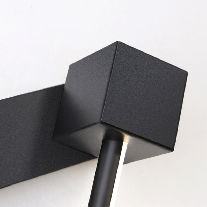 Forme linéaire 1 éclairage mural lumineux moderne luminaires muraux métalliques