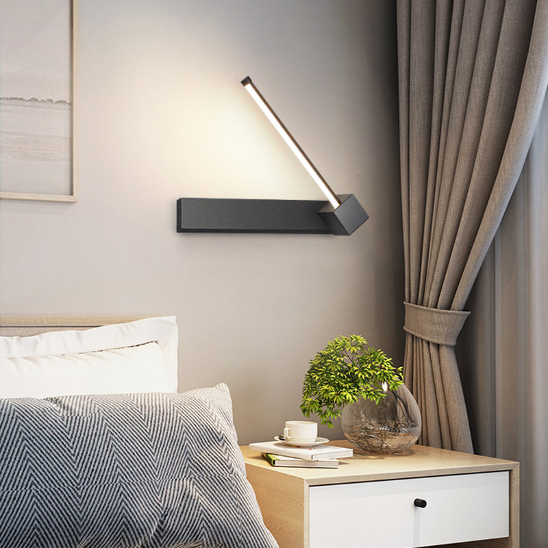 Forme linéaire 1 éclairage mural lumineux moderne luminaires muraux métalliques