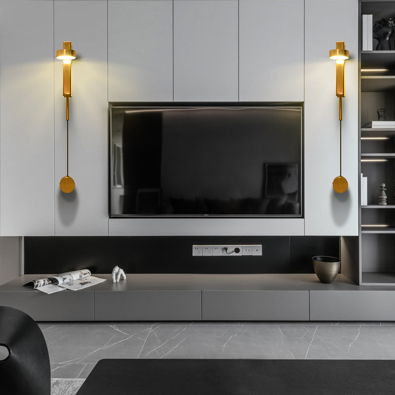 Runde 1 Lichtwandbeleuchtung moderne Metallwandleuchten mit Metallwandleuchten