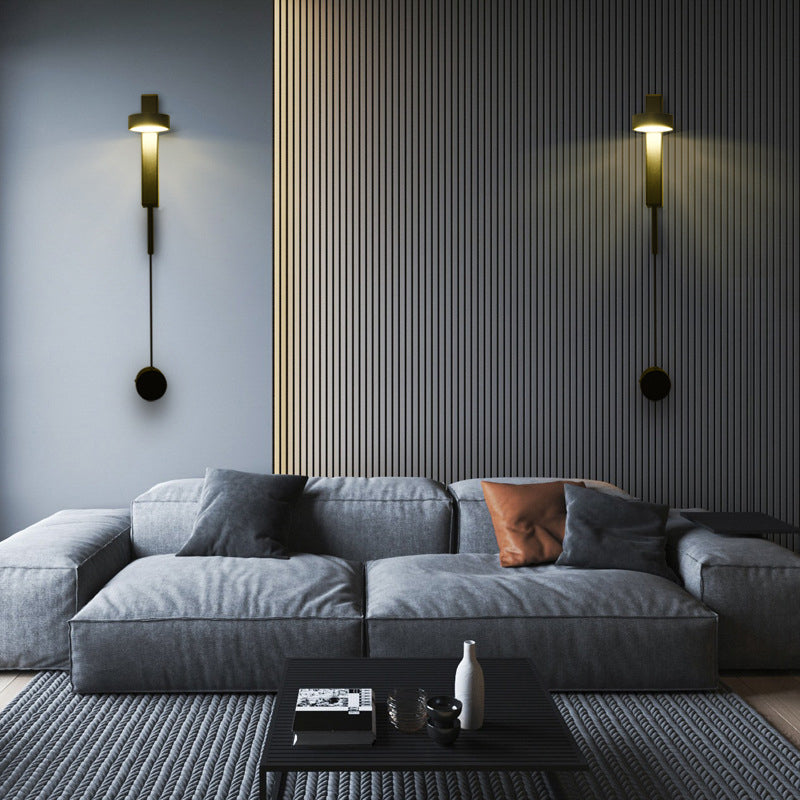 Runde 1 Lichtwandbeleuchtung moderne Metallwandleuchten mit Metallwandleuchten