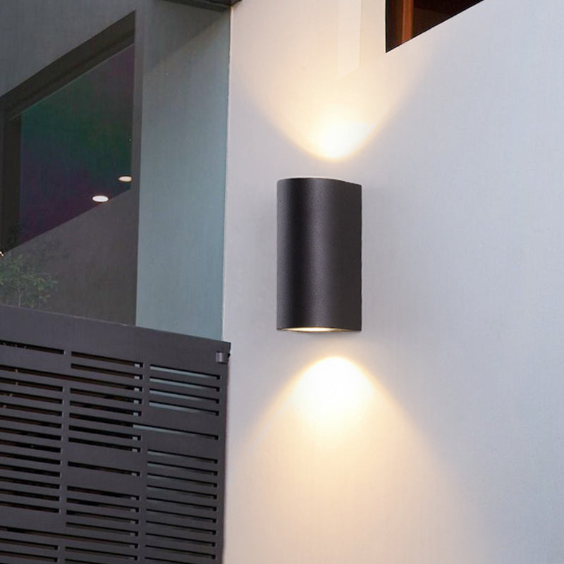 Multi -Lichter Geometrische Wandmontage moderner Metallwandscheibe in Schwarz