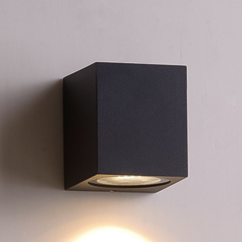 Multi -Lichter Geometrische Wandmontage moderner Metallwandscheibe in Schwarz