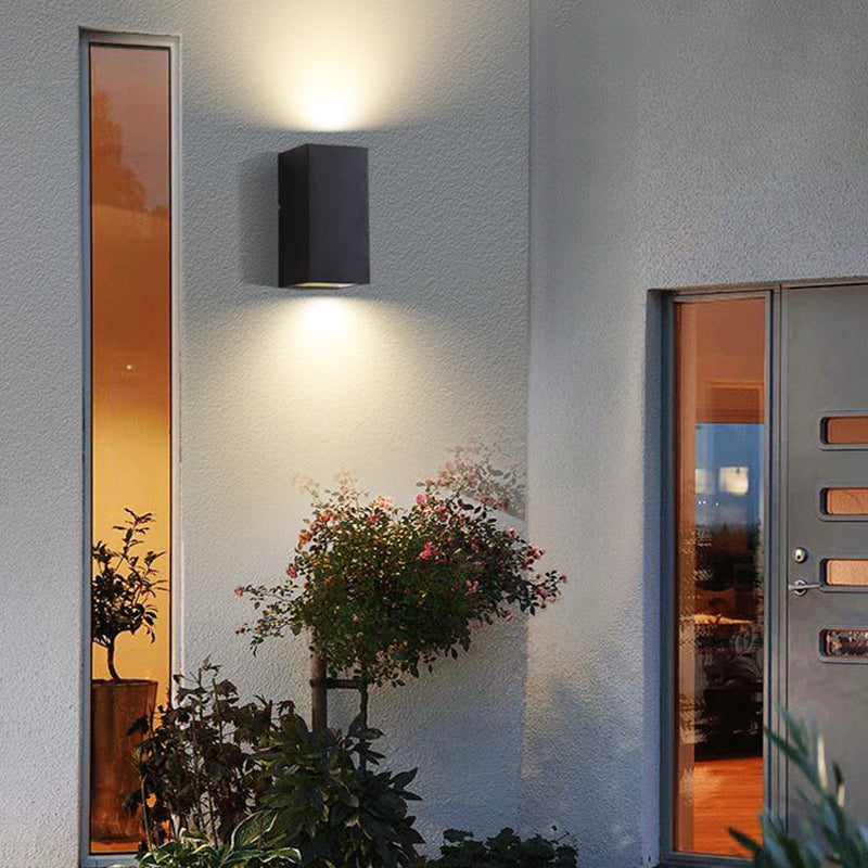 Multi -Lichter Geometrische Wandmontage moderner Metallwandscheibe in Schwarz