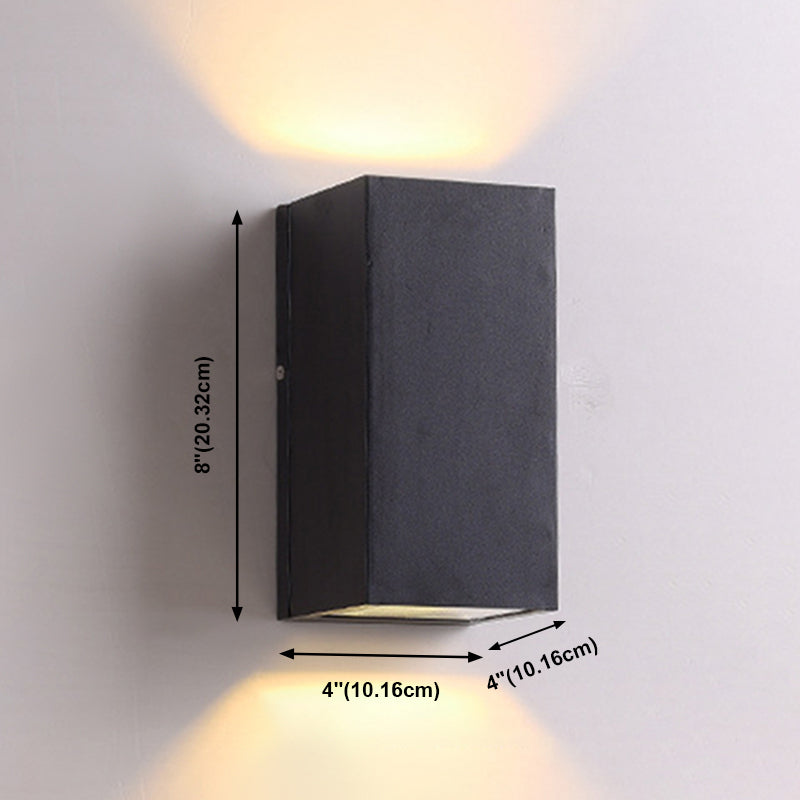 Multi -Lichter Geometrische Wandmontage moderner Metallwandscheibe in Schwarz