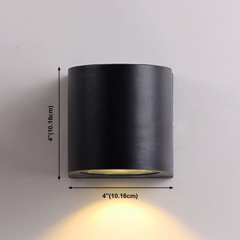 Multi -Lichter Geometrische Wandmontage moderner Metallwandscheibe in Schwarz