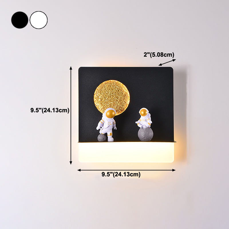 Modern Style Geometric Wall Mounted Light Metal 1 Light Wall Lighting Ideas