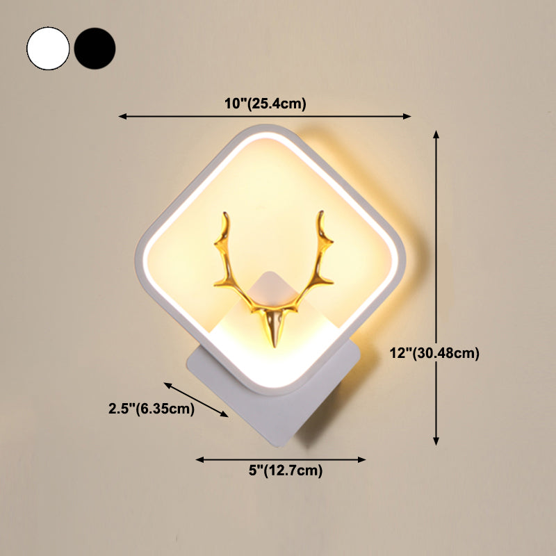 Moderner Stil Geometrischer Wandleuchten Metall 1 Lichtwandbeleuchtung