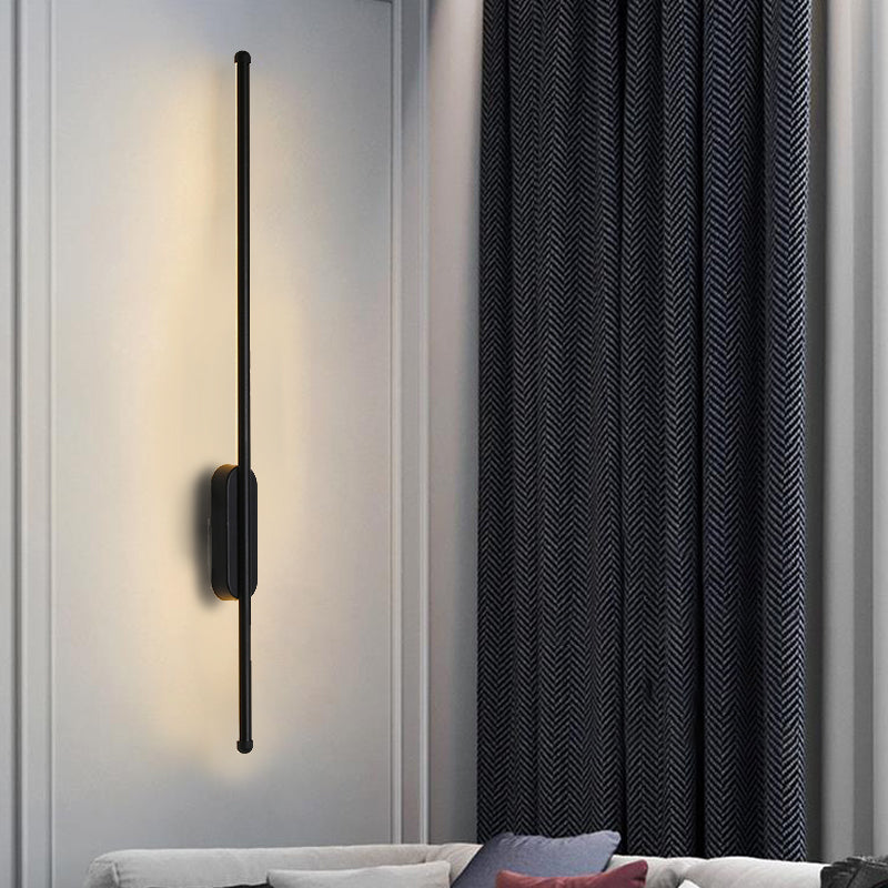 Moderner Stil Linearer Leuchten Leuchten Metall 1 Lichtwandbeleuchtung
