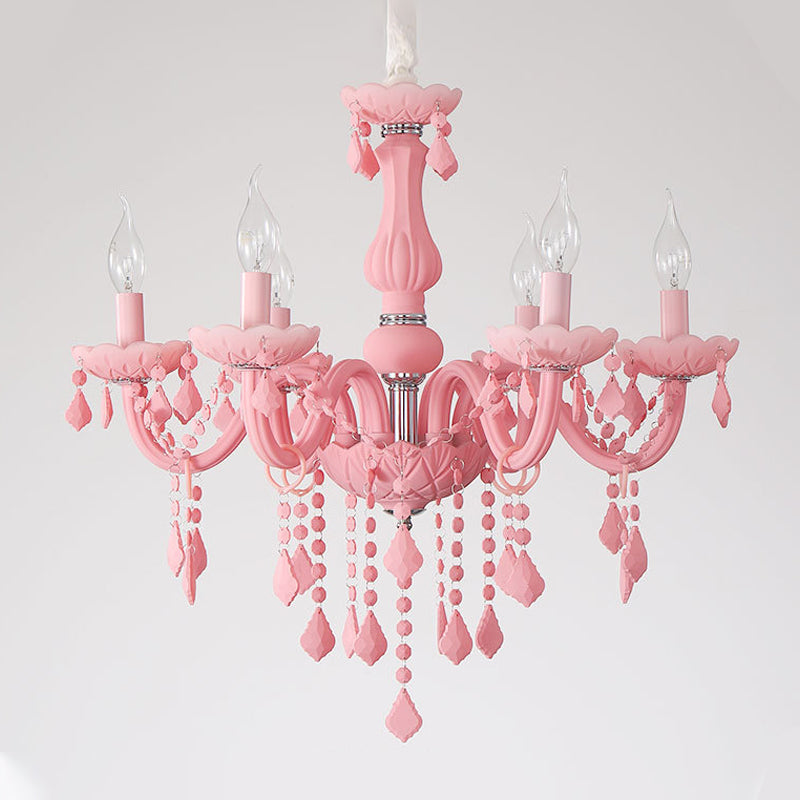 Multi -Leuchtkerze -Hängeanhänger moderne Glashängung Licht für Wohnzimmer