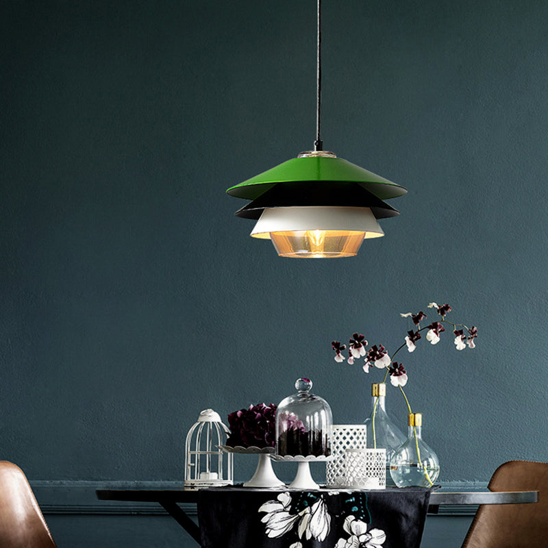 1-Licht-Scheibe hängende Leuchte-Leuchte-Glas-Pendellicht für Esszimmer