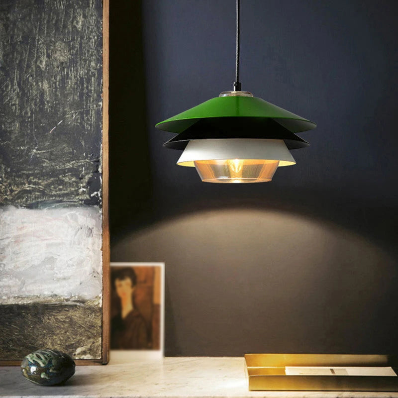 1-Licht-Scheibe hängende Leuchte-Leuchte-Glas-Pendellicht für Esszimmer