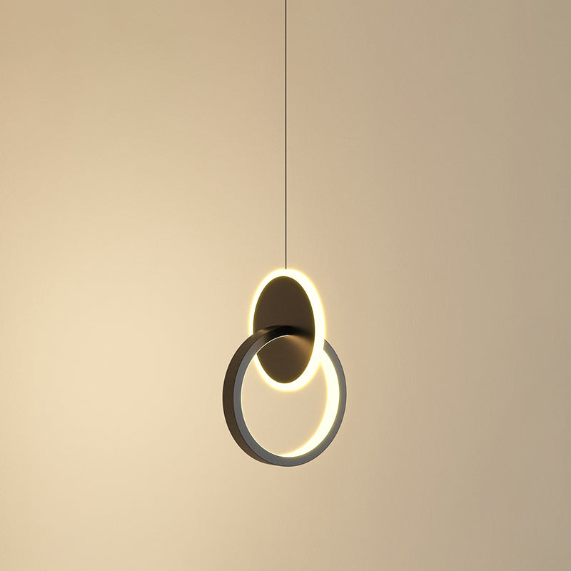Luminaire pendentif linéaire noir